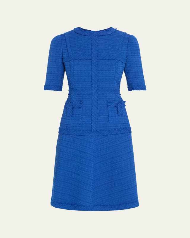 A-Line Tweed Dress